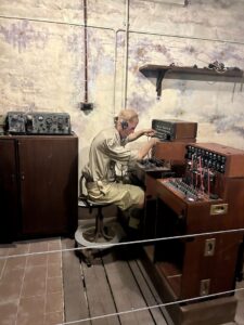 Military telephone systems used to coordinate defenses across the island.